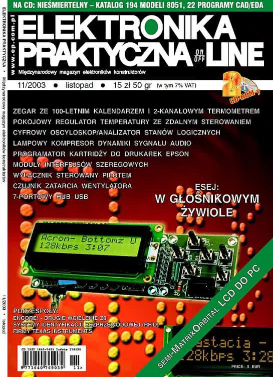 Elektronika Praktyczna Listopad 2003