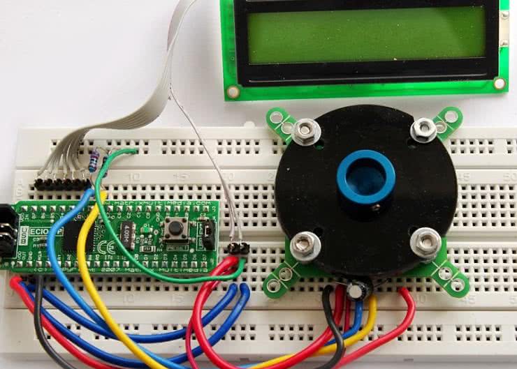 Obsługa enkodera AS5048 we Flowcode