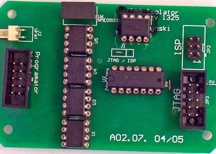 Izolator programatora JTAG AVR