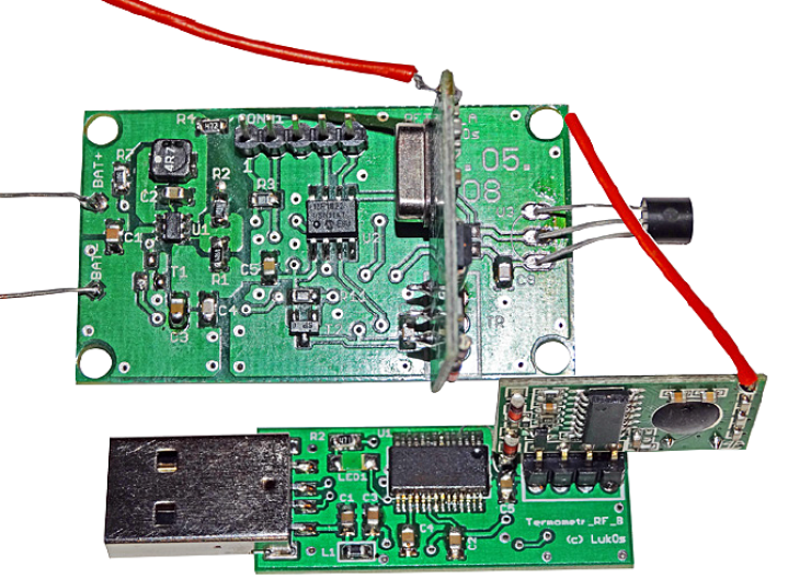 Termometr bezprzewodowy z interfejsem USB