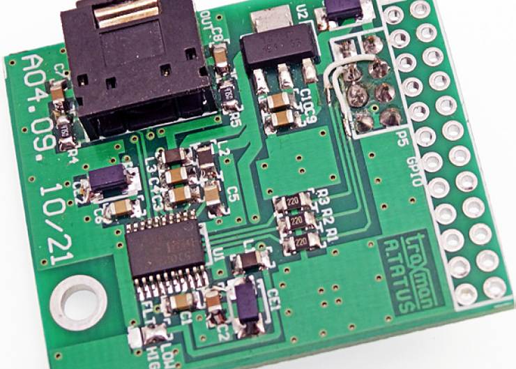 RaspbPI_DAC - przetwornik audio dla Raspberry Pi