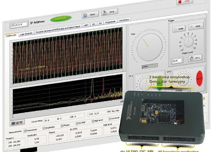 myRIO - platforma edukacyjna od National Instruments. Uniwersalny przyrząd laboratoryjny. cz. 2