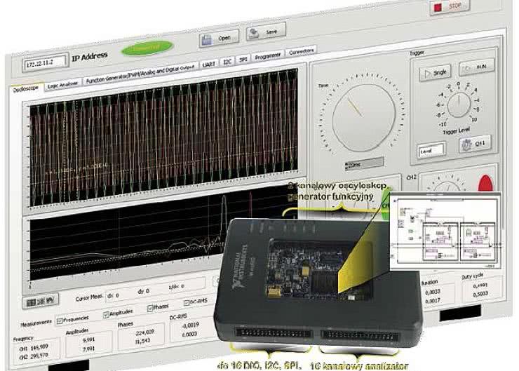 myRIO - platforma edukacyjna od National Instruments. Uniwersalny przyrząd laboratoryjny. cz. 3