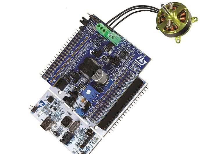 Kontroler silnika BLDC w zestawie ewaluacyjnym firmy STMicroelectronics