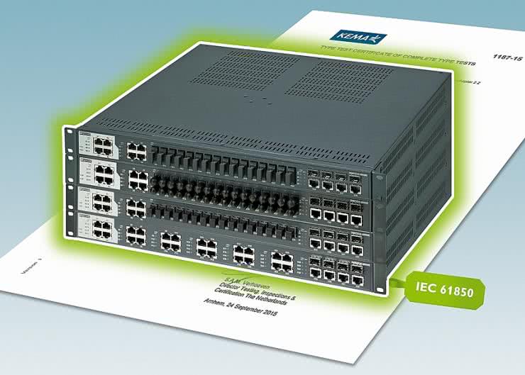 Switche dedykowane dla IEC 61850 mają certyfikat KEMA