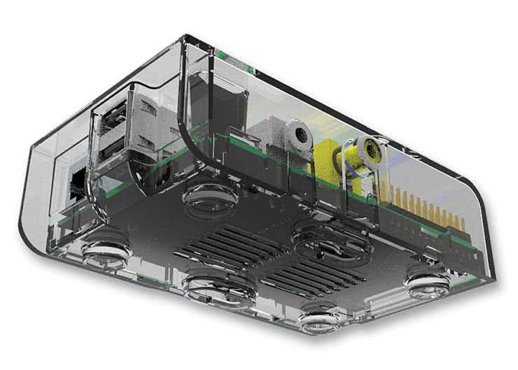 Przeźroczysta obudowa do Raspberry PI "B"