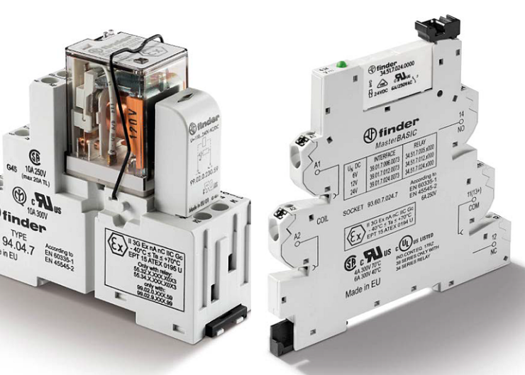 Bądź bezpieczny z Finder. Interfejsowe przekaźniki elektromagnetyczne z ATEX w wykonaniu EX