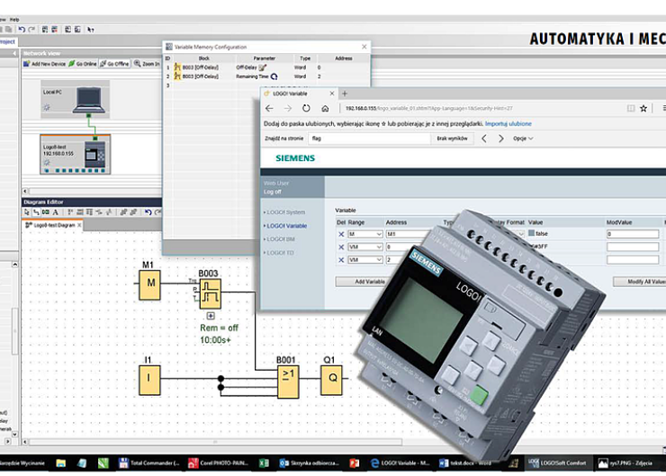 Internetowy sterownik podlewania ogrodowego na LOGO! Zdalna parametryzacja programu