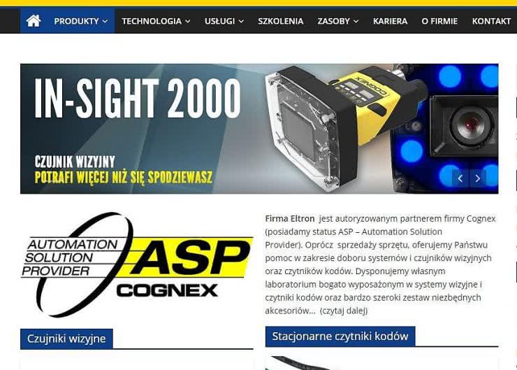 Nowa witryna internetowa poświęcona produktom firmy Cognex