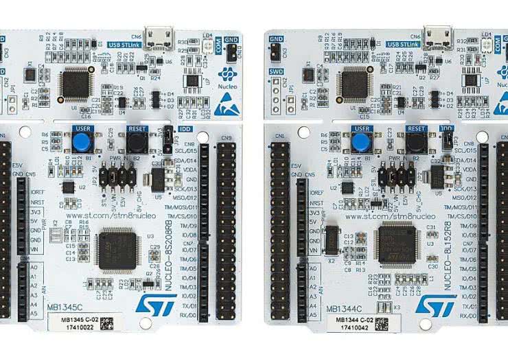 Płytki ewaluacyjne Nucleo - teraz również dla mikrokontrolerów STM8