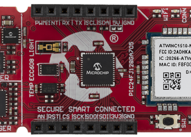 Płytka deweloperska do Google Cloud IoT Core z energooszczędnym mikrokontrolerem PIC