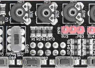 AudioDSP zestaw z procesorem Sigma DSP ADAU1701 (4). Obsługa GPIO