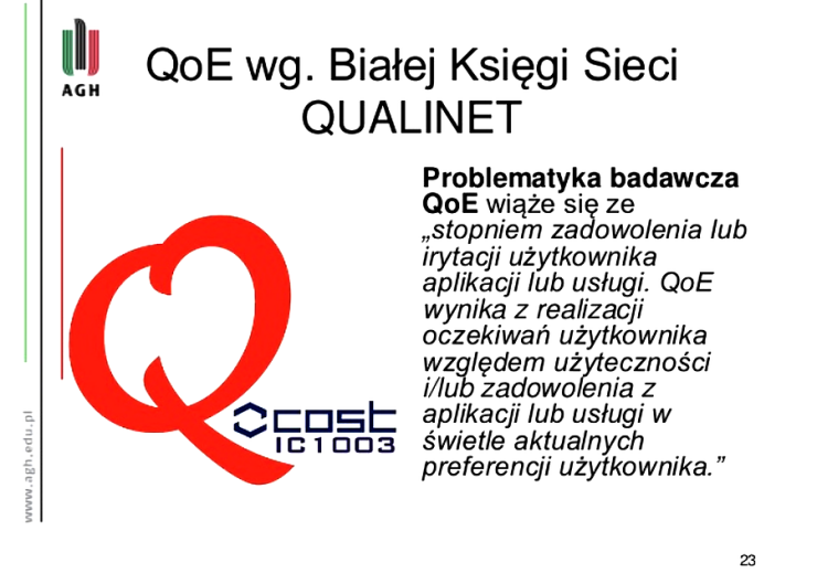 QoE, nie QoS (głupcze!)