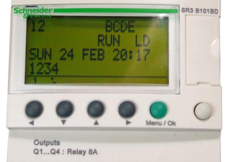 Programowalny przekaźnik  Zelio Logic SR 101BD