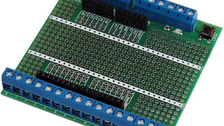 Uniwersalny moduł rozszerzeń dla Arduino, AVT1633