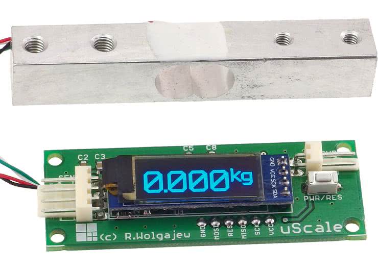 µScale – waga elektroniczna