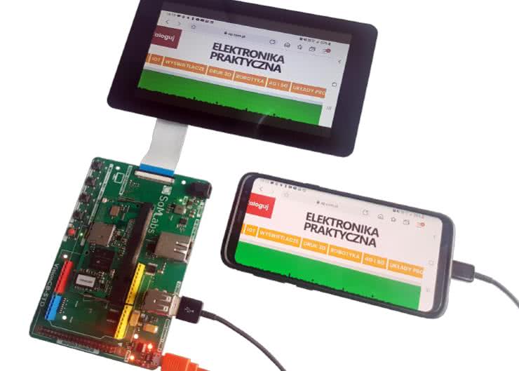 Implementacja funkcji Screen Mirroring na platformach SoMLabs VisionSOM-6ULL oraz Raspberry Pi