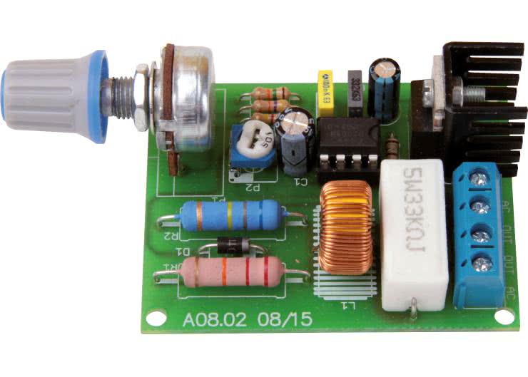 Regulator obrotów wentylatora 230 V z silnikiem indukcyjnym