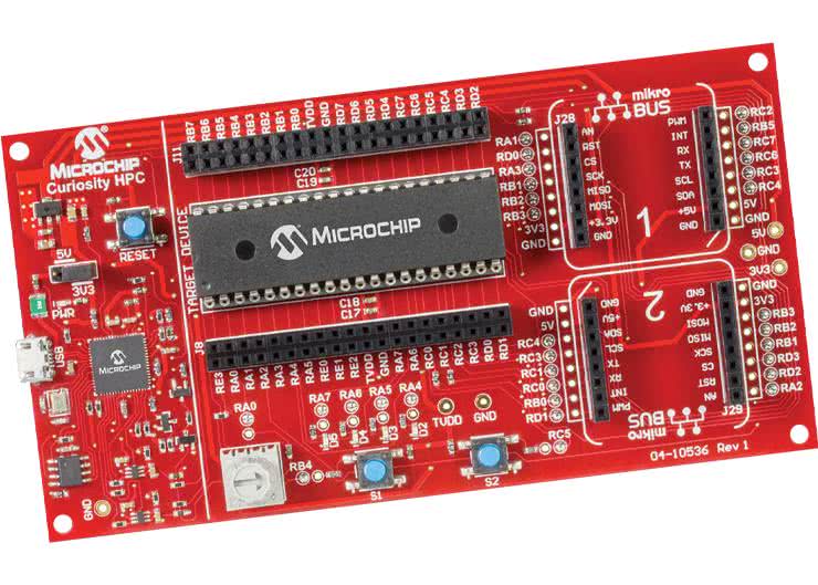 Wygraj płytkę deweloperską Microchip Curiosity HPC Development Board