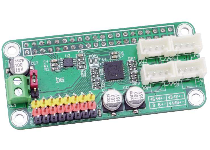 16 kanałowy kontroler PWM - sterownik serwomechanizmów dla RPi Zero