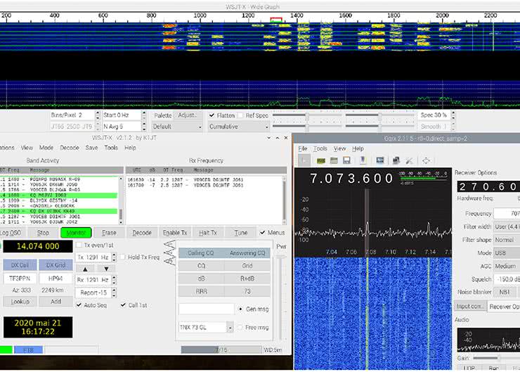 Raspberry Pi w amatorskim odbiorniku radiowym