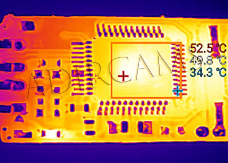 Pomiar temperatury na PCB