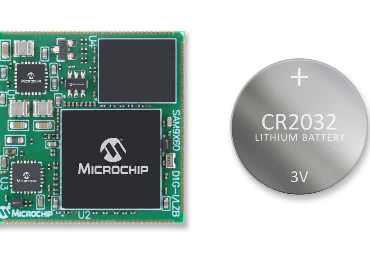 Moduł SOM z układem SAM9X60D1G od Microchip