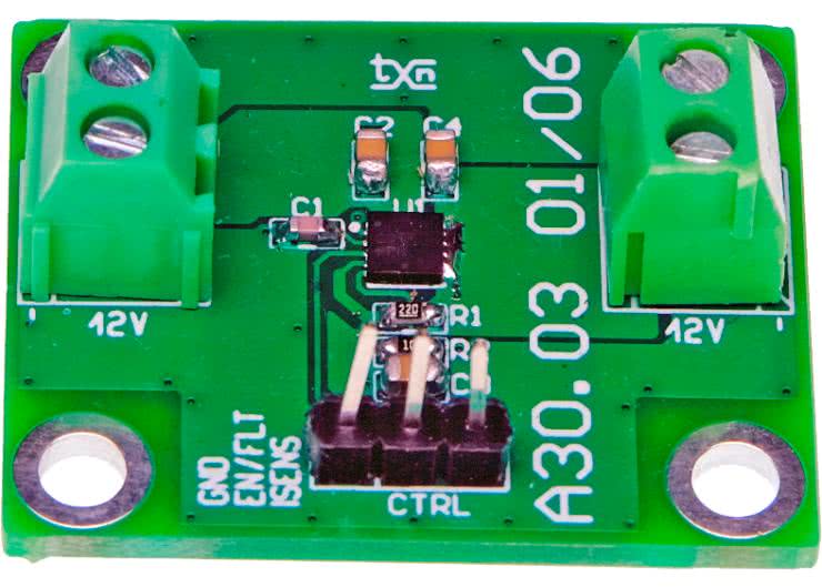 Moduł bezpiecznika elektronicznego z układem NIS5420