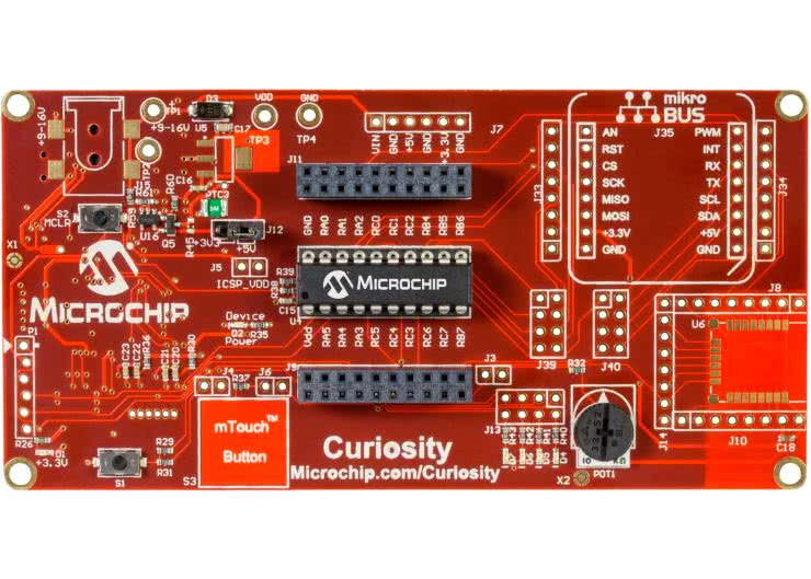 Wygraj uniwersalną płytkę ewaluacyjną Microchip Curiosity Development Board