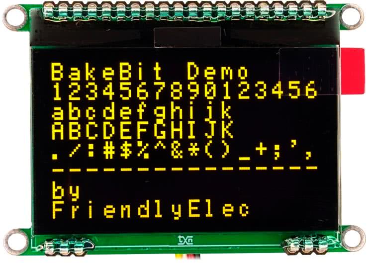 Graficzny wyświetlacz OLED 2,3" z interfejsem I²C