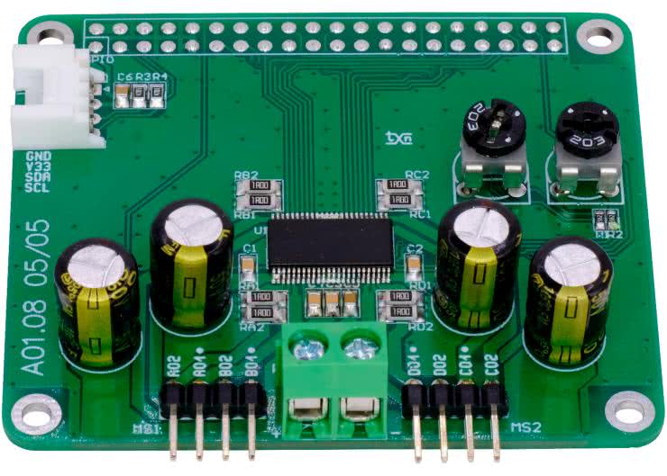 Sterownik dwóch silników krokowych do Raspberry Pi