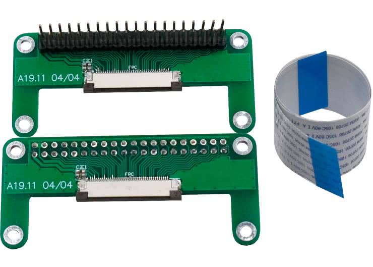 Ekspander GPIO RPi z taśmą FPC