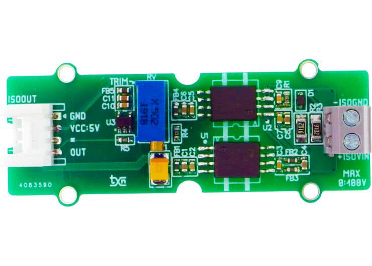 Izolator sygnału analogowego 0...100 VDC