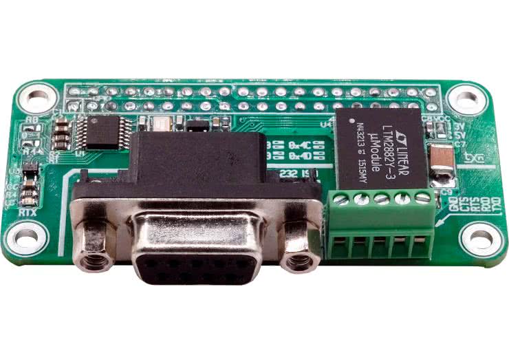 Izolowany interfejs RS232 dla Raspberry Pi