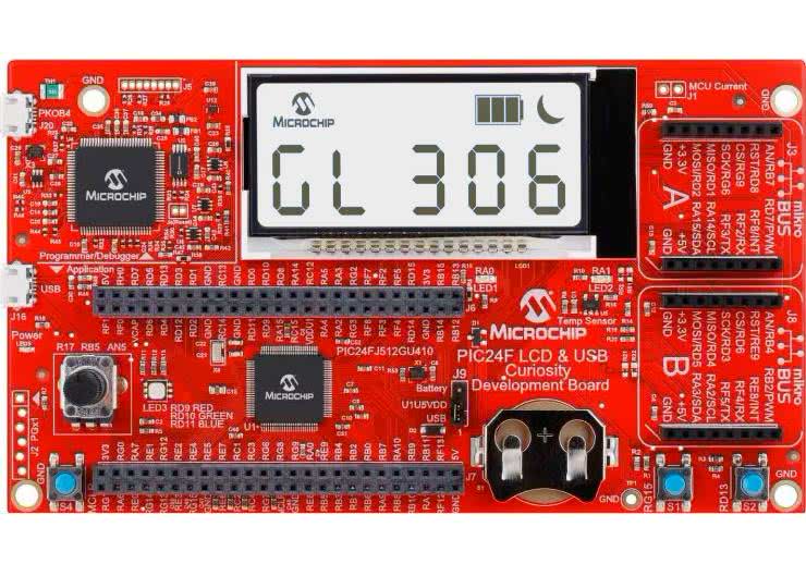 Wygraj płytkę rozwojową Microchip PIC24F LCD i USB