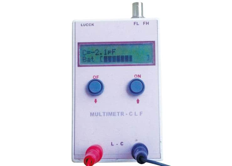LCFM-1. Przenośny miernik indukcyjności, pojemności i częstotliwości