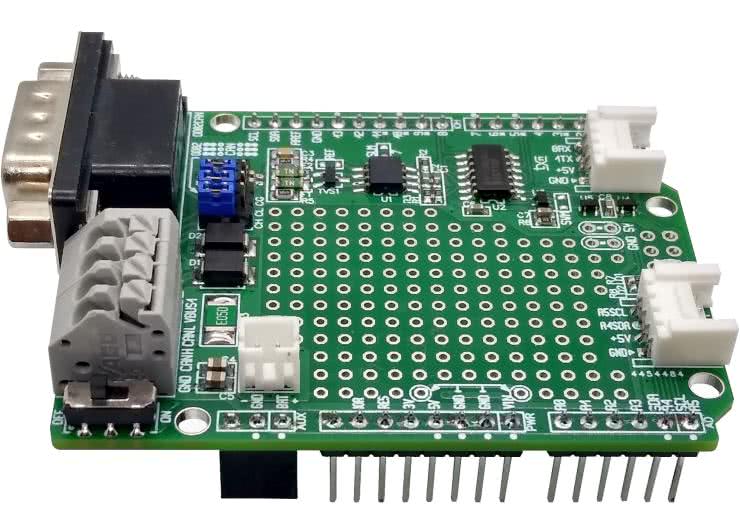 Nakładka z transceiverem CAN do AVTduino UNO R4 Plus